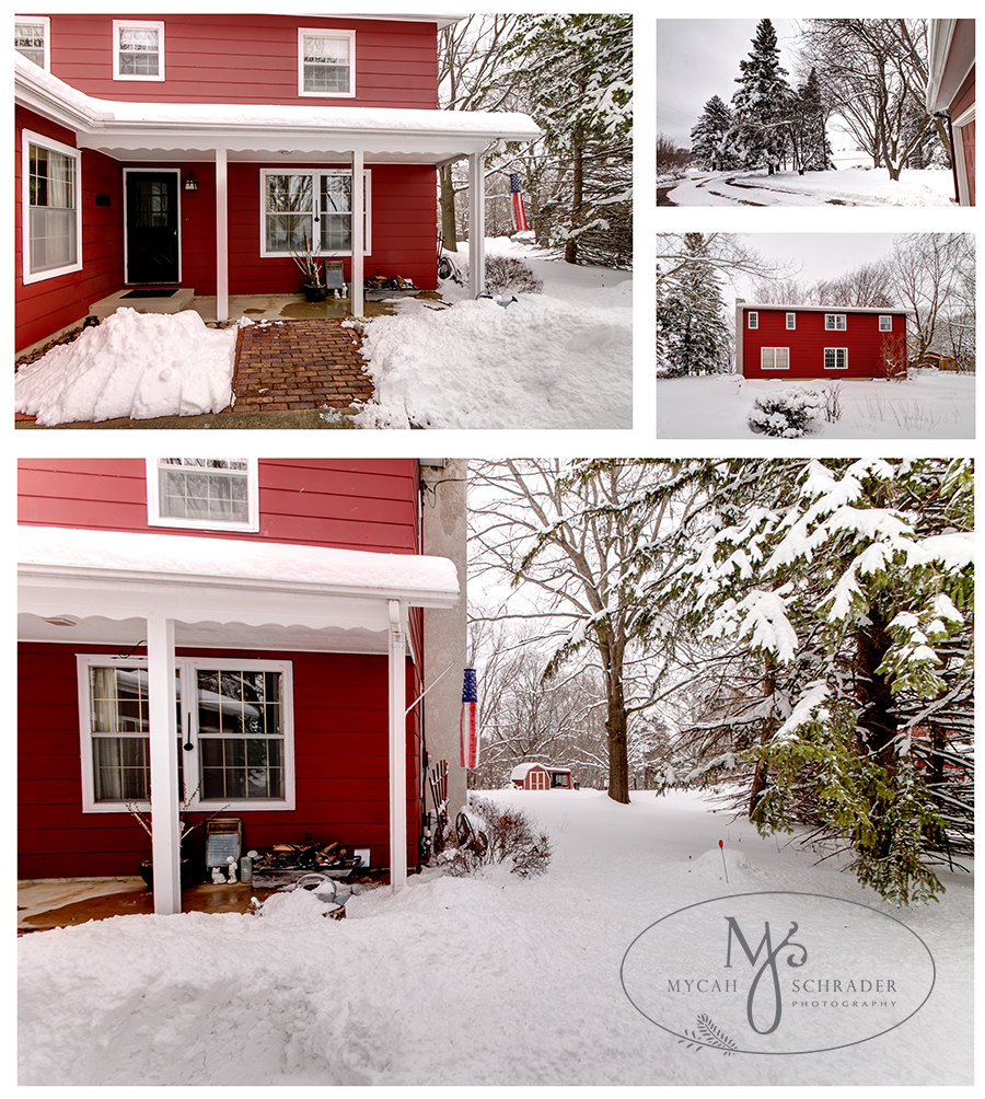 Red house collage for blog